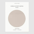 Cloth & Paper - Transparent Circle Sticky Notes Beignet