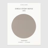 Transparent Circle Sticky Notes offer a versatile surface for quick notes, planning cues, and layered highlights across inserts, dashboards, and calendars. Their slightly frosted transparent finish keeps underlying text visible while providing room for reminders, labels, and brief lists without overwhelming your layout.

Designed for flexible everyday use, each note adheres securely yet lifts cleanly for repositioning wherever your plans evolve. The smooth surface supports writing with an oil-based pen, and