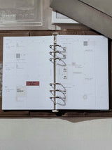 Cloth & Paper - Matchstick Page Flag Set - Quartz/Beignet/Champagne Vol 6