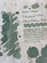 Coconut Milk Meow Meow Rolls 椰奶喵喵卷 kitty inkpot