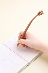 Coffee Bear Wiggle Gel Pen 0.5mm Black Ink