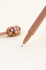 Coffee Bear Wiggle Gel Pen 0.5mm Black Ink