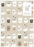 Coffee Memo Pad Papier Graphics Otegaru