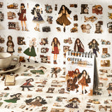 Capture the rich and fragrant moments of life with taste inspired ideas. Whether you're a journaling enthusiast, a coffee lover, or someone who wants to add a sense of ceremony to your daily routine, this is for you!

50 pieces of large stickers with exquisite patterns
Special shaped die-cutting with adhesive backing to use immediately
3.35 in x 4.6 in