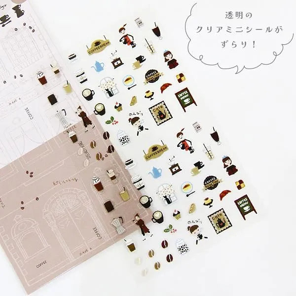 Coffee Time Sticker Sheet

This is a small size transparent material sticker that is easy to decorate in planners or journals. It contains two identical illustrations, so you can use it for preservation, matching, or sharing.

Sheet size: Length 150× Width 90mm
Includes 1 sticker sheet