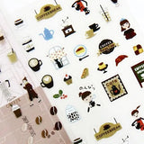 Coffee Time Sticker Sheet

This is a small size transparent material sticker that is easy to decorate in planners or journals. It contains two identical illustrations, so you can use it for preservation, matching, or sharing.

Sheet size: Length 150× Width 90mm
Includes 1 sticker sheet