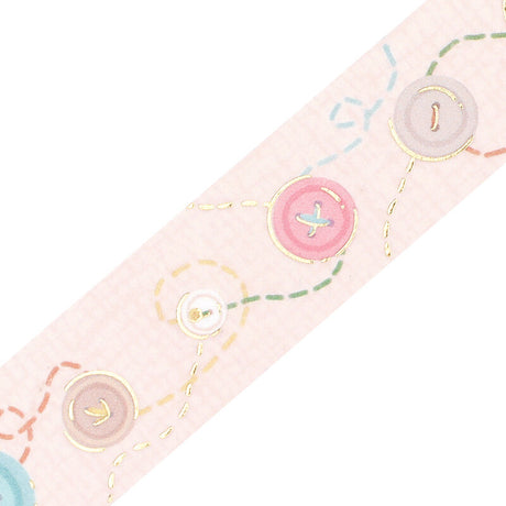 Colored Button Washi Tape