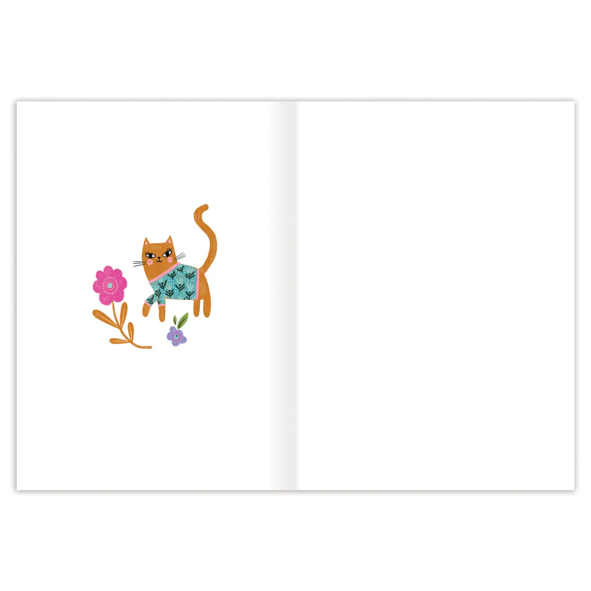 Colorful Cats Blank&nbsp;Card

Card is blank inside with art.

• Size: A6, 4.6" x 6.4"
• Illustrated by Kenzie Kae Elston
• Paired with a White envelope
• Printed in the USA

About The Artist: Daughter of a graphic designer, Kenzie Kae Elston has been surrounded by creativity since she was born. After graduating from the University of Cincinnati’s esteemed design school, DAAP, Kenzie assumed a position as a designer for a branding agency. Her love for pattern and illustration was largely utilized in designi