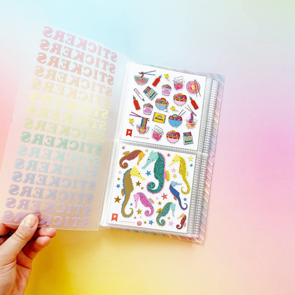 Pipsticks - Colorful Stickers Pocket Sticker Keeper