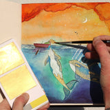 Colorsheets Metallics 10 Watercolors Viviva Colors