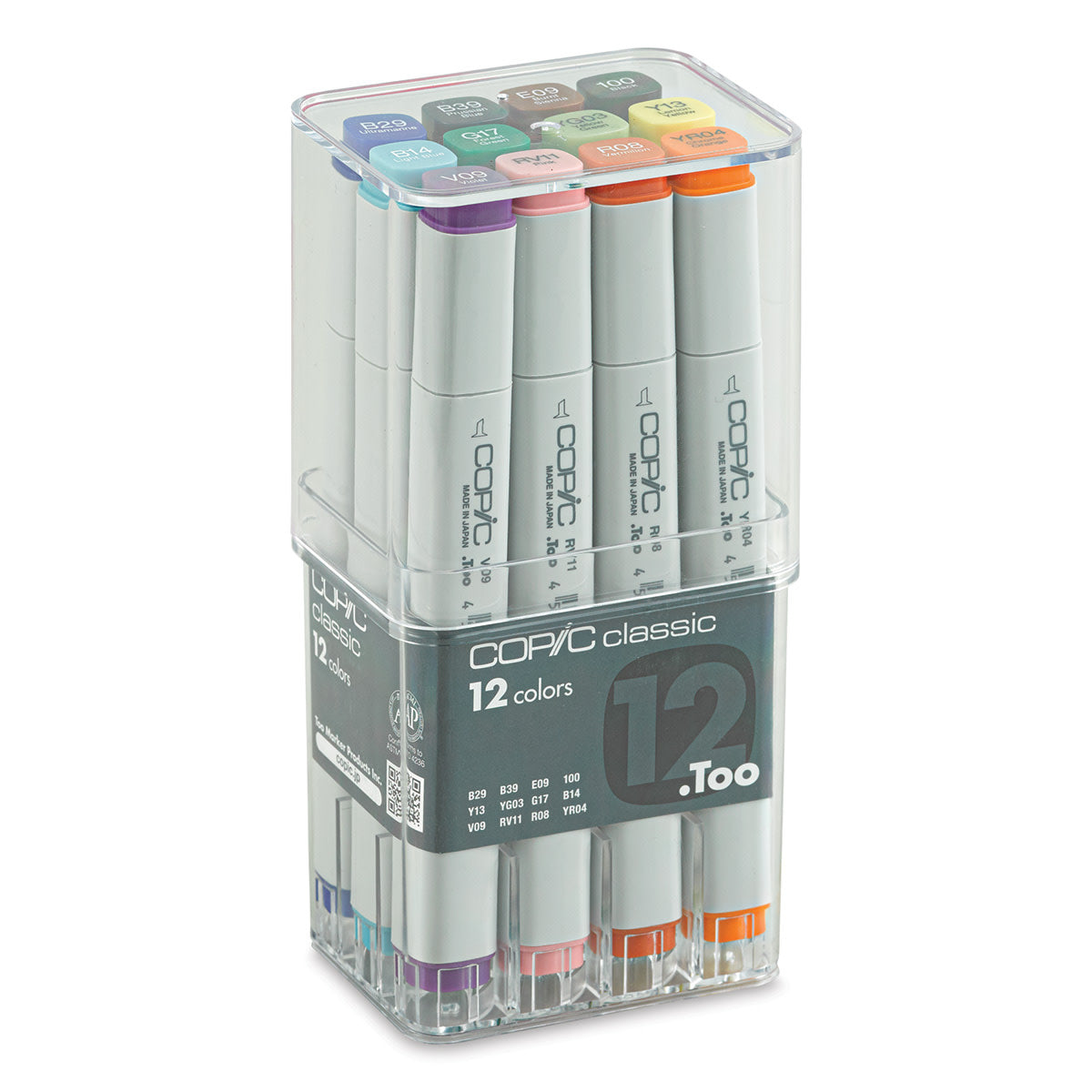 Copic Classic Marker - Basic Colors, Set of 12 – Little Craft Place
