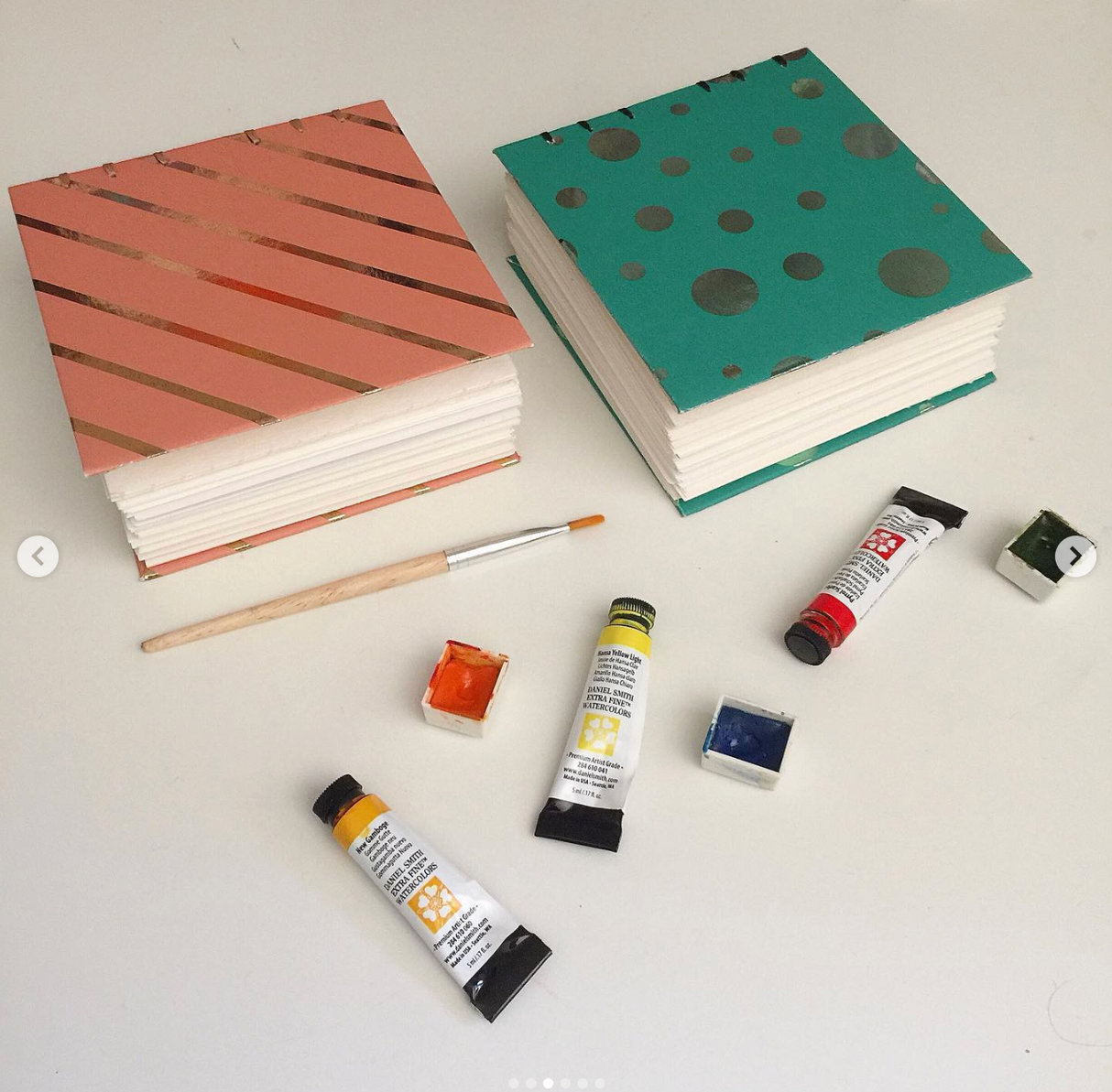 Coptic Stitched Mini Journals with Dorkys Ramos