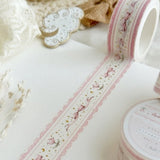 Coquette Bows & Tulips Lace Washi Tape 20mm