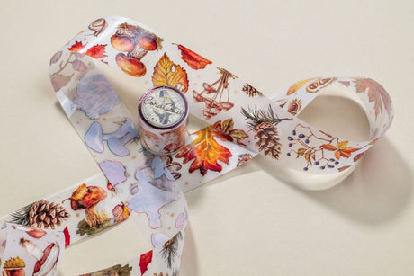 CoraCreaCrafts Fall in the Forest Transparent PET Tape