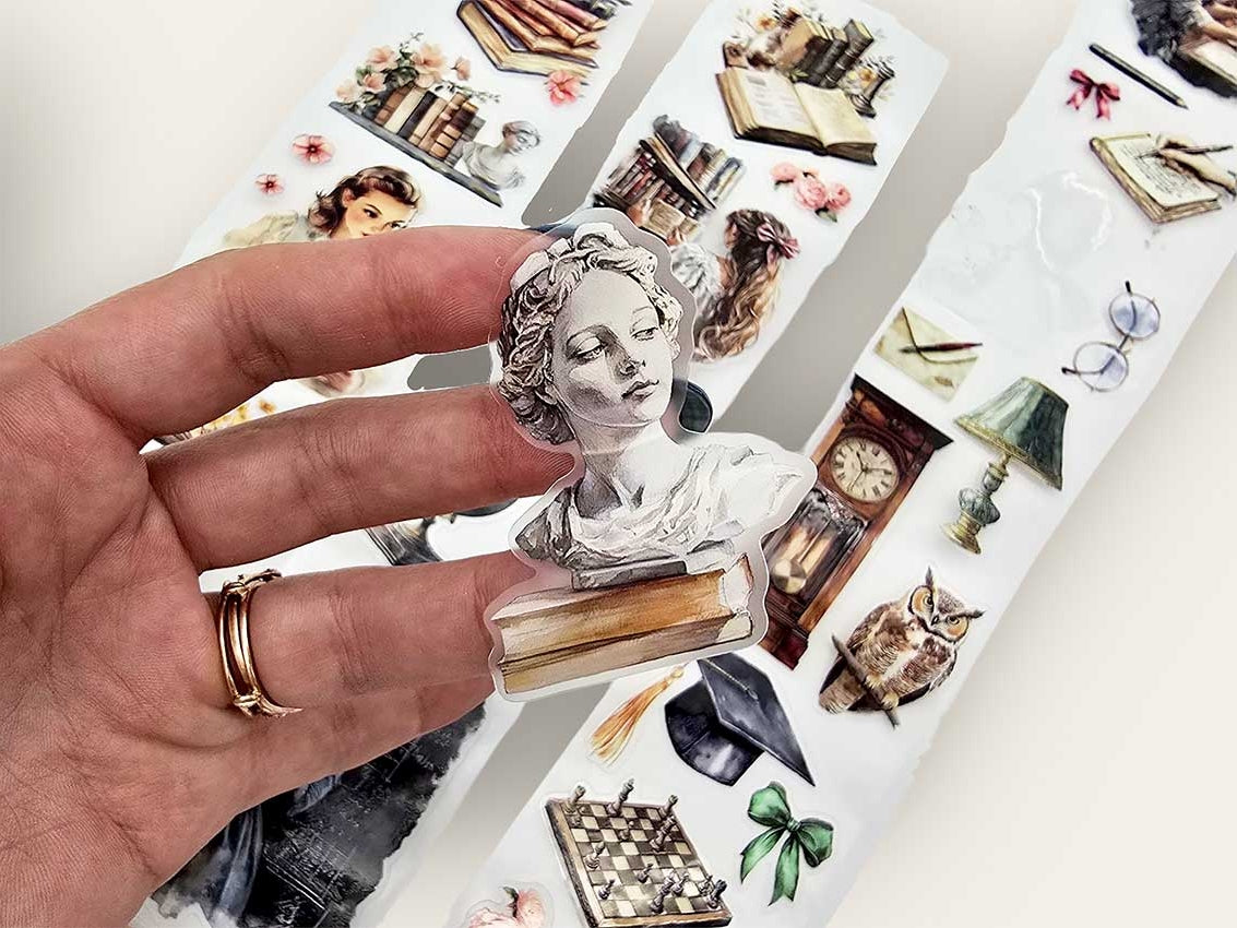 CoraCreaCrafts Light Academia PET Tape