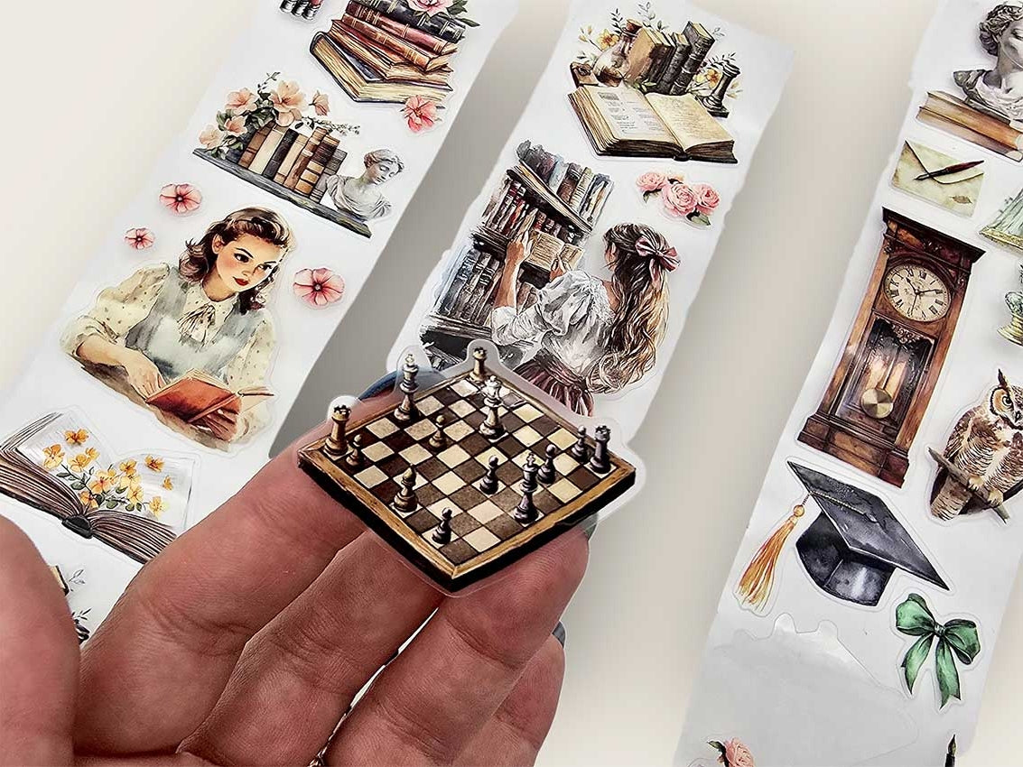 CoraCreaCrafts Light Academia PET Tape