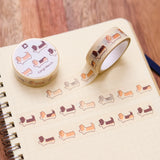 Width: 15mm or 0.6 in&nbsp;
Length: 5m or 16 ft&nbsp;
Washi Tape&nbsp;
Matte
Made in China
Designed in San Jose, California
©Thousandskies