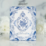 Enhance your cards and paper-crafting projects with our exclusive 6" x 8.5" cardstock pad, showcasing a collection of vintage-inspired chinoiserie and elegant floral designs. This pad includes 24 double-sided sheets, each featuring coordinating patterns printed on premium smooth satin finish 65# cover cardstock for a refined texture. Acid- and lignin-free, it ensures archival quality for lasting creations. Proudly made with care in the USA.