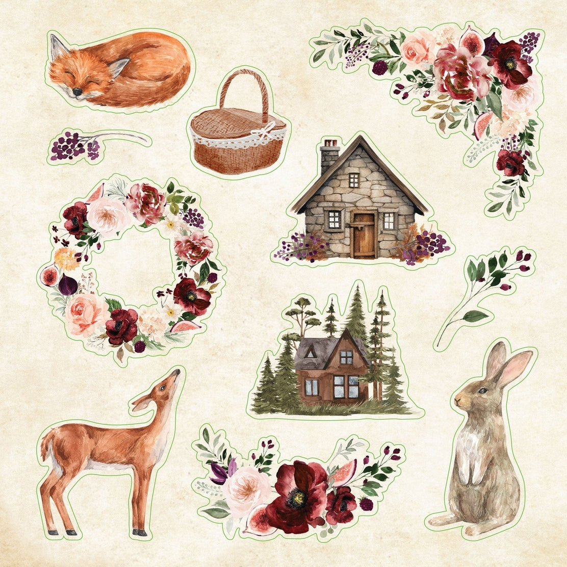 Cottagecore Sticker Book – Little Craft Place