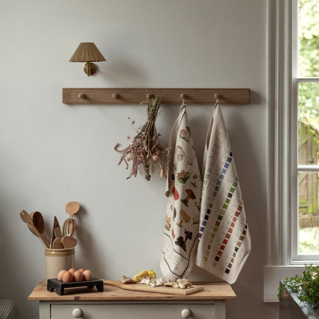 Cotton Tea Towel - Fungi