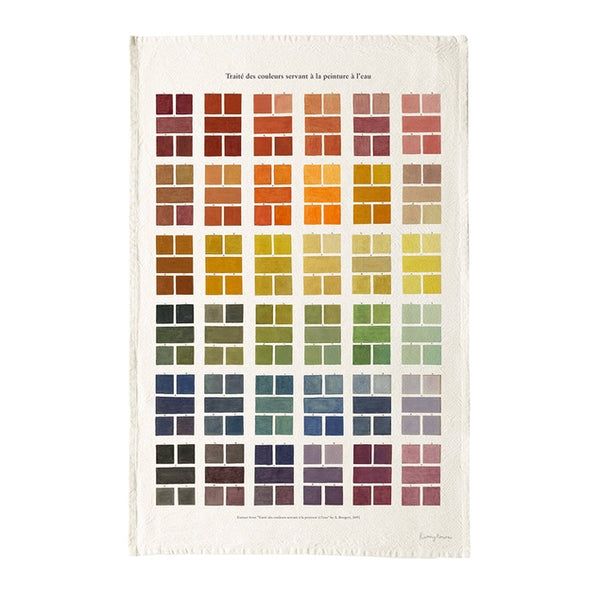 Cotton Tea Towel - Watercolor Swatches