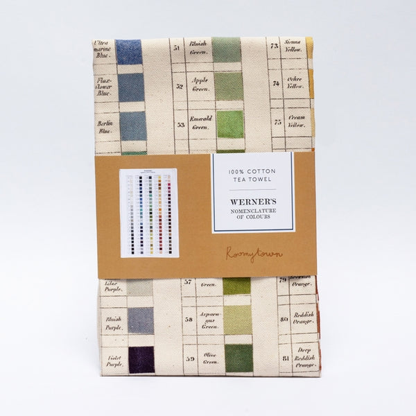 Cotton Tea Towel - Werner's Nomenclature of Colors