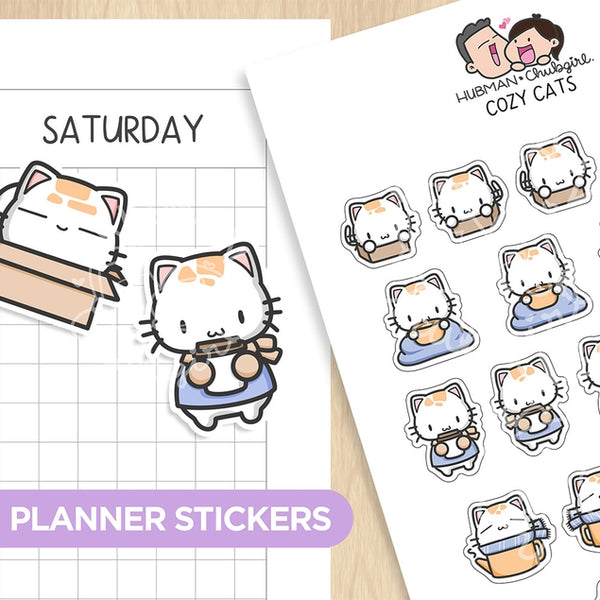 Cozy Cats Planner Stickers