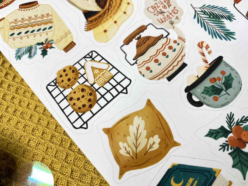 Cozy Winter Sticker Sheet