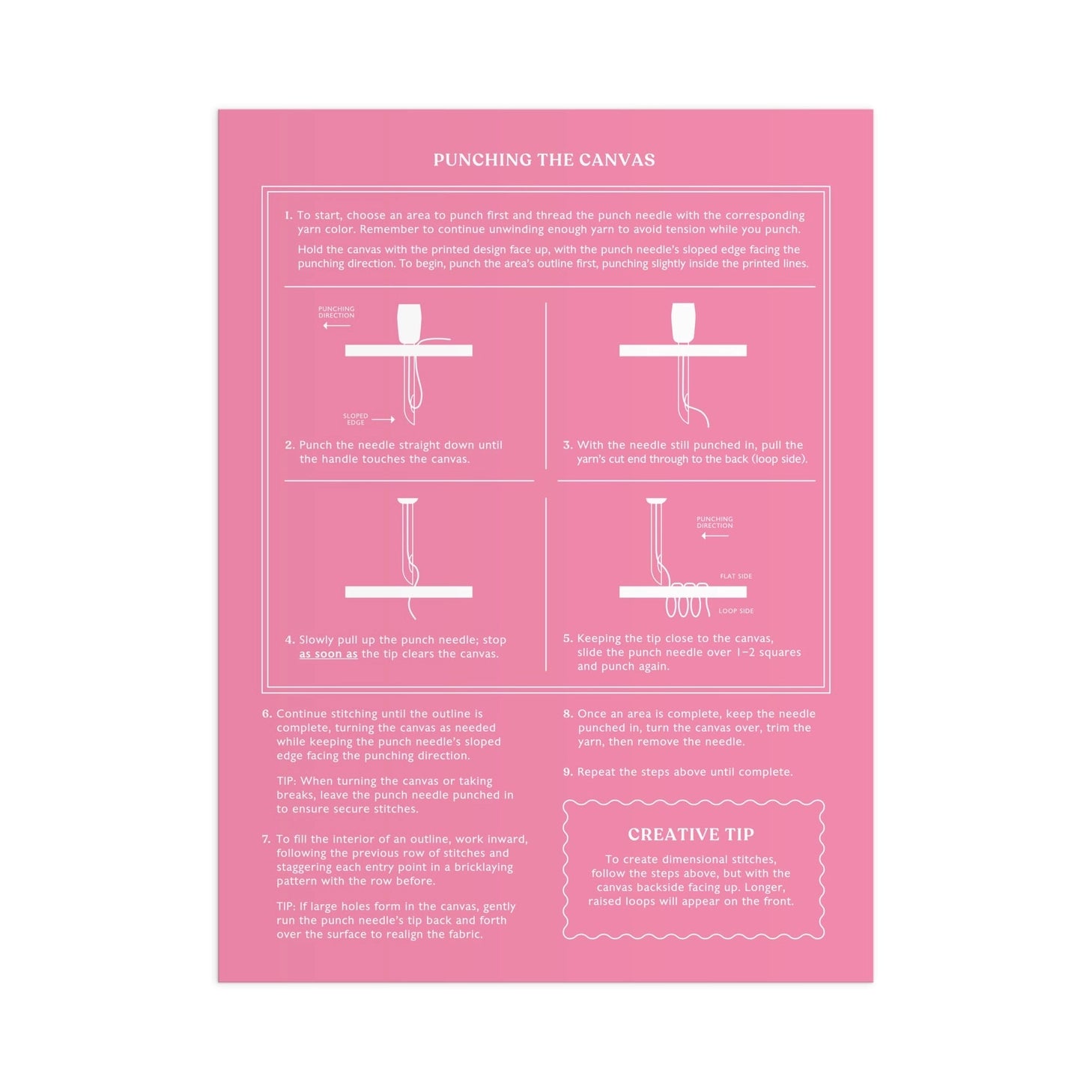 Craft a charming cottage scene with the Cozy Cottage Punch Needle Kit, curated by artist Molly Egan. This all-inclusive kit provides everything required to master punch needle embroidery, featuring a pre-printed design canvas, premium yarn selection, and comprehensive guidance. The inviting cottage imagery evokes warmth and nostalgia, making it an ideal project for textile enthusiasts of all skill levels. Upon completion, your handcrafted piece becomes a distinctive decorative accent that showcases both art