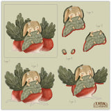 Craft Consortium 3D Decoupage 8"X8" Pad - Amongst The Hedgerow