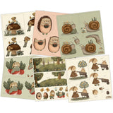 Craft Consortium 3D Decoupage 8"X8" Pad - Amongst The Hedgerow