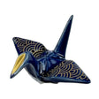 Origami Crane Seigaiha Navy Chopstick Rest