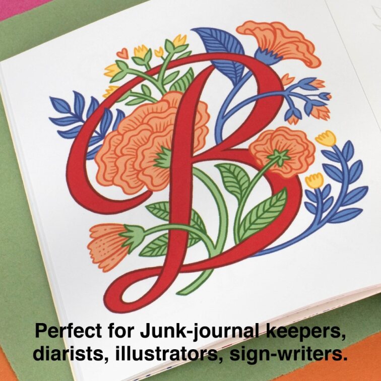 Make your words beautiful and unique with this easy-to-follow hand-lettering how-to.

&nbsp;Create your own ornate, hand-lettered alphabets with this easy-to-follow, interactive book. With 26 of her most popular scripts presented through simple exercises, professional hand-lettering artist Kate Forrester shares her steps to lettering perfection. Ranging from fluid calligraphic styles to antique mosaics, there's an alphabet for every occasion.

Perfect for Junk-journal keepers, diarists, illustrators, sign-w