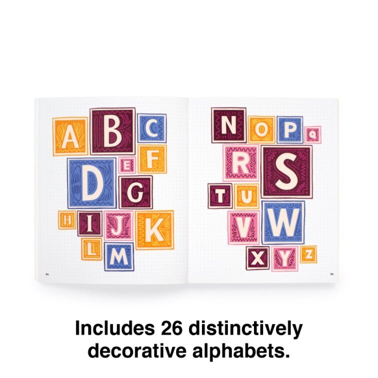 Make your words beautiful and unique with this easy-to-follow hand-lettering how-to.

&nbsp;Create your own ornate, hand-lettered alphabets with this easy-to-follow, interactive book. With 26 of her most popular scripts presented through simple exercises, professional hand-lettering artist Kate Forrester shares her steps to lettering perfection. Ranging from fluid calligraphic styles to antique mosaics, there's an alphabet for every occasion.

Perfect for Junk-journal keepers, diarists, illustrators, sign-w