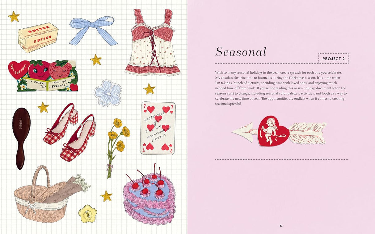 Embrace the scrappy side of creativity and turn your treasured junk into a charming book of memories.

If you’re more interested in treasuring keepsakes than crafting them to perfection, the mindful practice of junk journaling is for you. In Creative Junk Journaling, Natasha Ahmed (@natashahmedx) shows you how to create your own less-polished scrapbook, transforming “junk” into playful works of art that capture moments big and small. Random objects—sticky notes, flower petals, ticket stubs, receipts, sticke