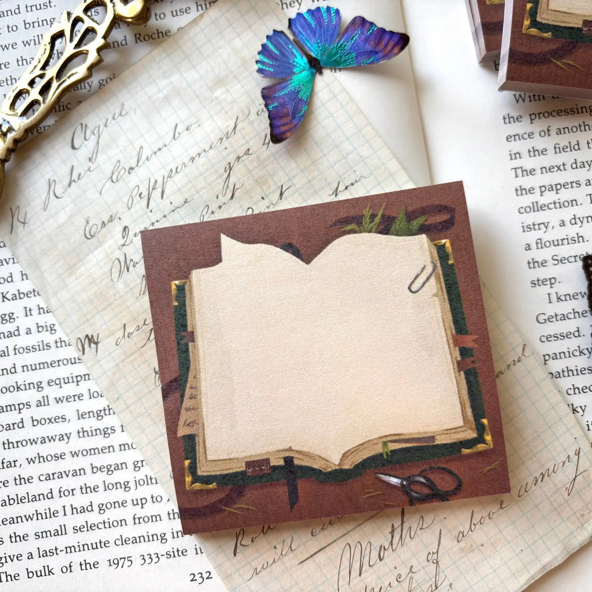 Botanist's Book Sticky Note – Little Craft Place