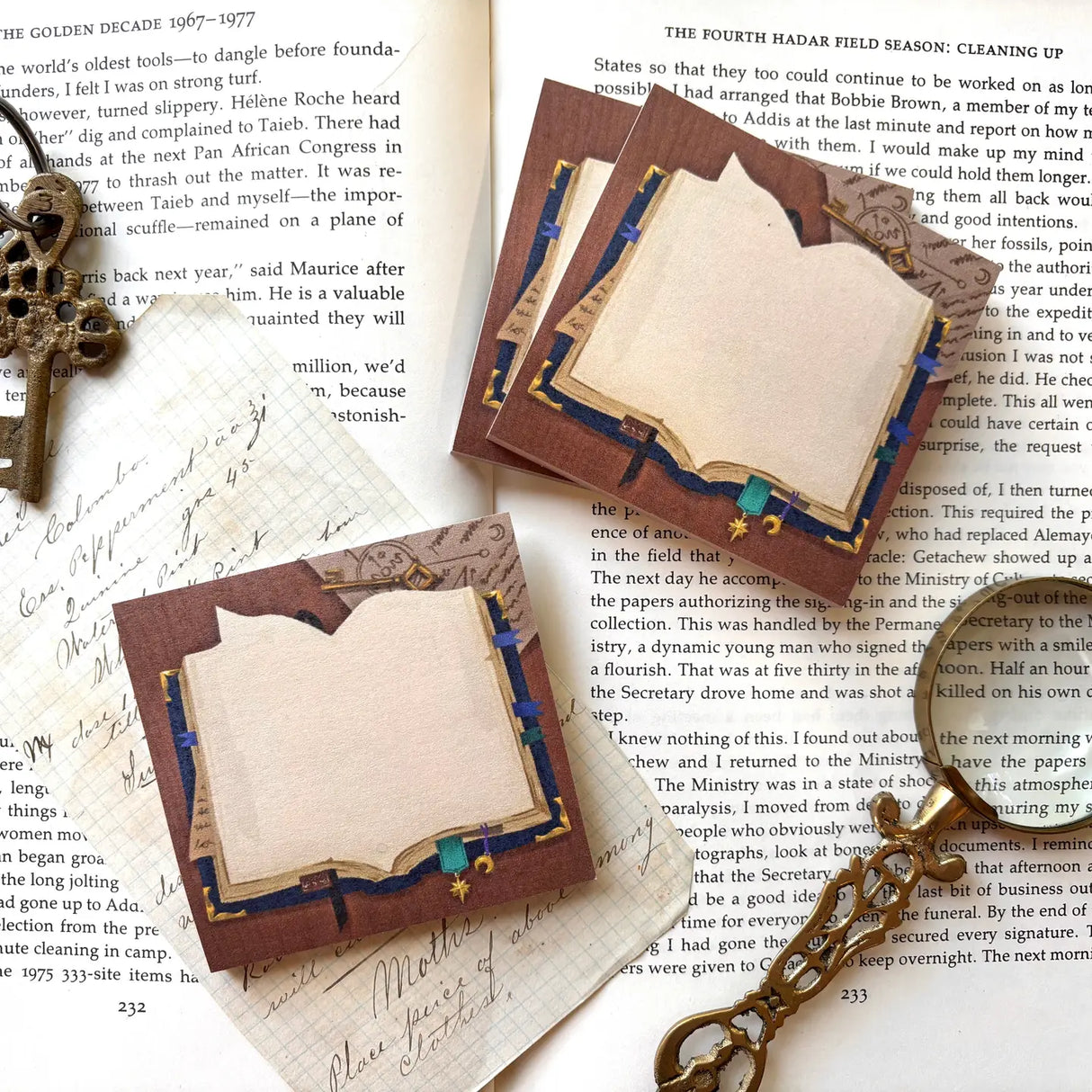 Creeping Moon Sticky Note Wizard Tome