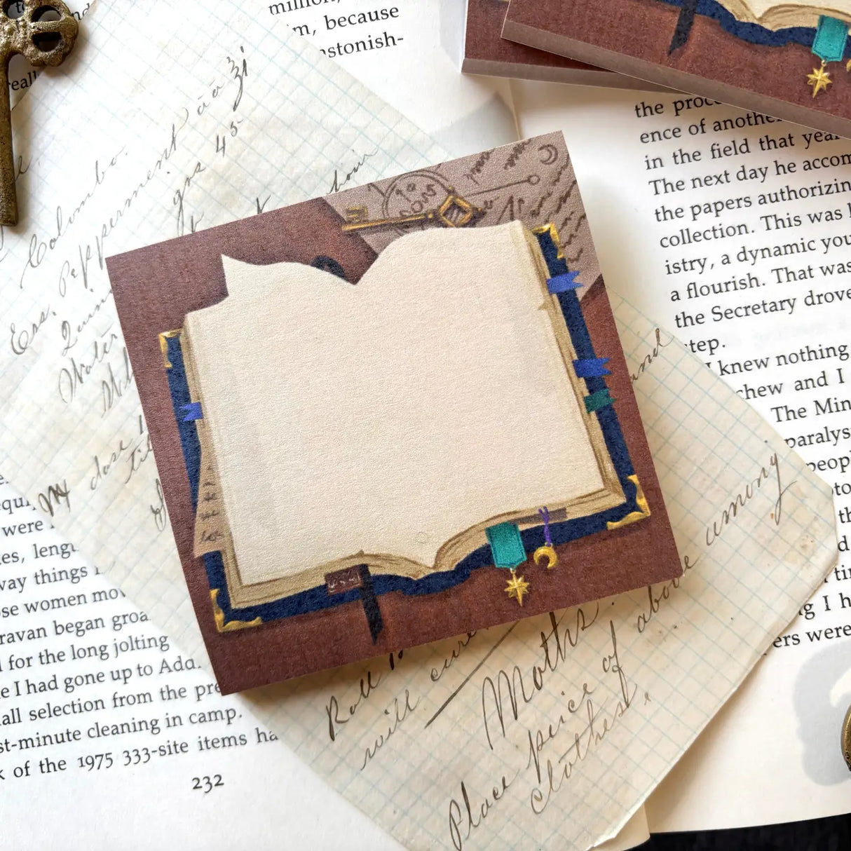 Creeping Moon Sticky Note Wizard Tome