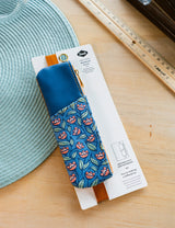 Creeping Floral Embroidered Notebook Pouch