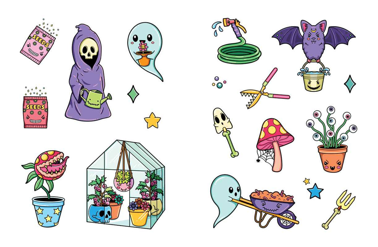 Creepy Cute Sticker Book