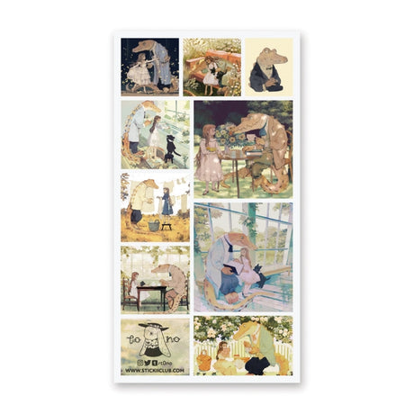 STICKII - Croco & the Girl Sticker Sheet