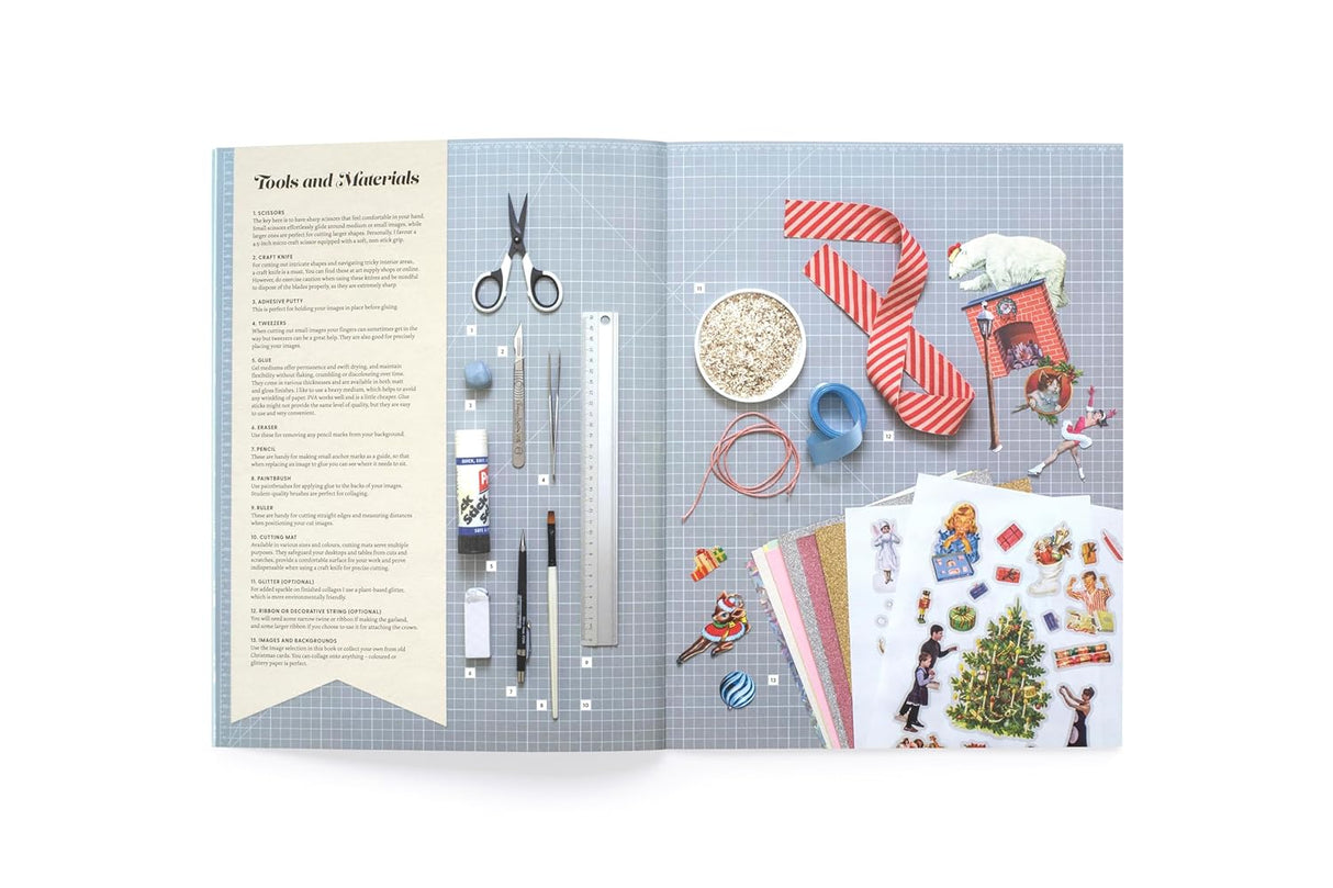 Cut Up This Book: Christmas Collage Kit