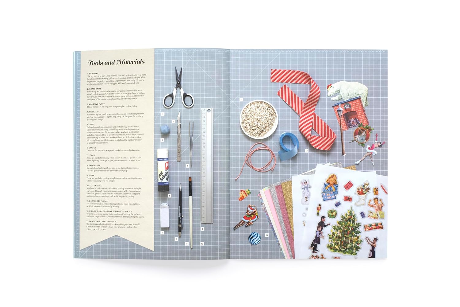 Cut Up This Book: Christmas Collage Kit
