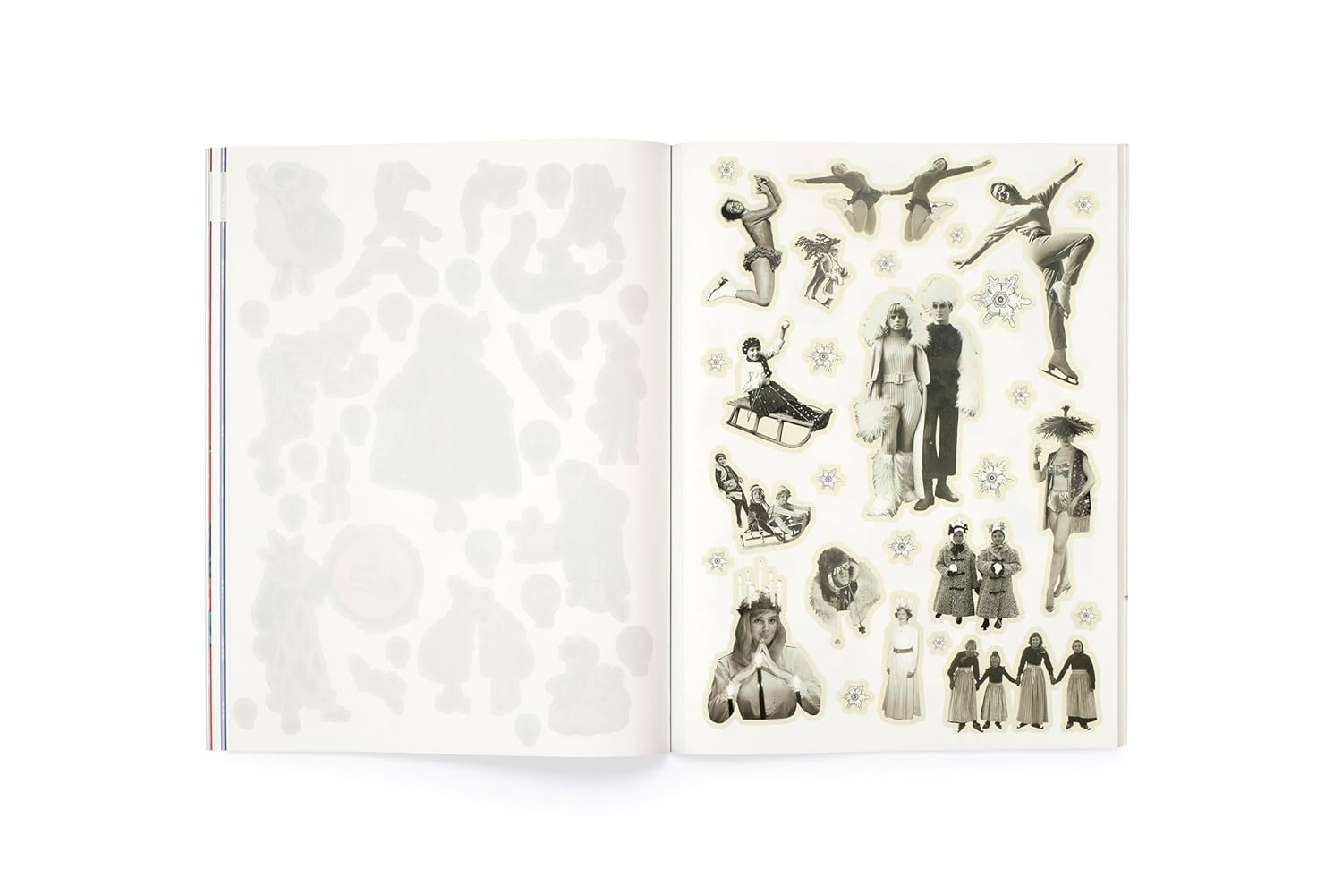 Cut Up This Book: Christmas Collage Kit