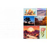 Cut &amp; Collage National Parks invites you to cut out and piece together your own works of art inspired by the surreal beauty of America’s national parks.

Whether you’re creating collages, scrapbooks, or vision boards, let your creativity and imagination roam free as you bring America’s most beloved natural treasures to life. Immerse yourself in vibrant colors, intricate textures, and breathtaking vistas as you mix and match photographs and illustrations. From the towering cliffs of Yosemite to the other