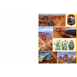 Cut &amp; Collage National Parks invites you to cut out and piece together your own works of art inspired by the surreal beauty of America’s national parks.

Whether you’re creating collages, scrapbooks, or vision boards, let your creativity and imagination roam free as you bring America’s most beloved natural treasures to life. Immerse yourself in vibrant colors, intricate textures, and breathtaking vistas as you mix and match photographs and illustrations. From the towering cliffs of Yosemite to the other