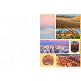 Cut &amp; Collage National Parks invites you to cut out and piece together your own works of art inspired by the surreal beauty of America’s national parks.

Whether you’re creating collages, scrapbooks, or vision boards, let your creativity and imagination roam free as you bring America’s most beloved natural treasures to life. Immerse yourself in vibrant colors, intricate textures, and breathtaking vistas as you mix and match photographs and illustrations. From the towering cliffs of Yosemite to the other