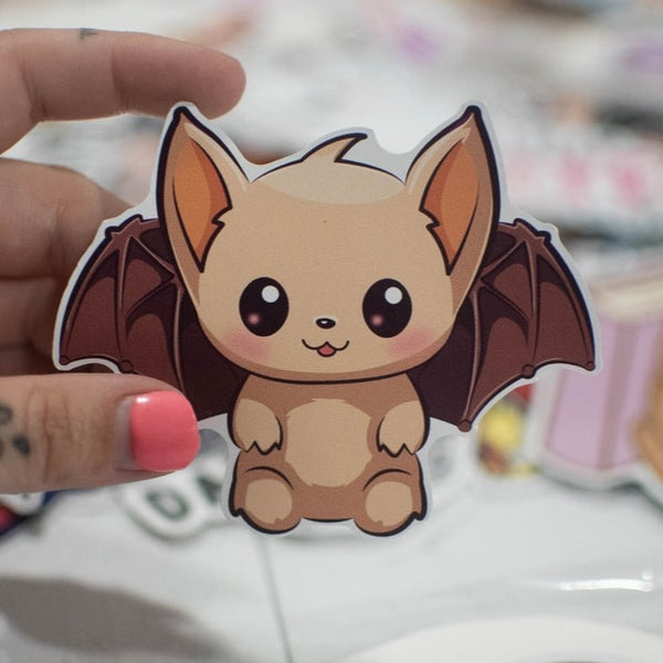 Cute Bat Blonde Sticker