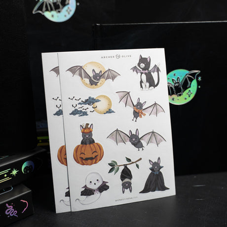 Archer and Olive - Cute Bat Sticker Set