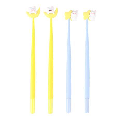 These cute animal gel pens are perfect for planning, for work, home, desk or for school. They will be a beautiful addition to your pen collection!


• 0.5mm Gel Ink
• Black Ink
• Writes very smoothly
• Measures approx. 6" - 7"
• Includes 1 pen, we will send one random color/design